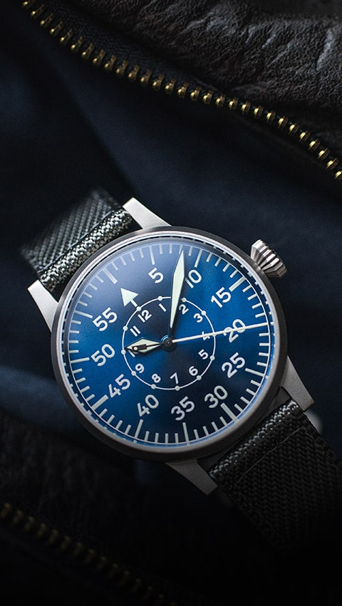 Laco sale blue dial