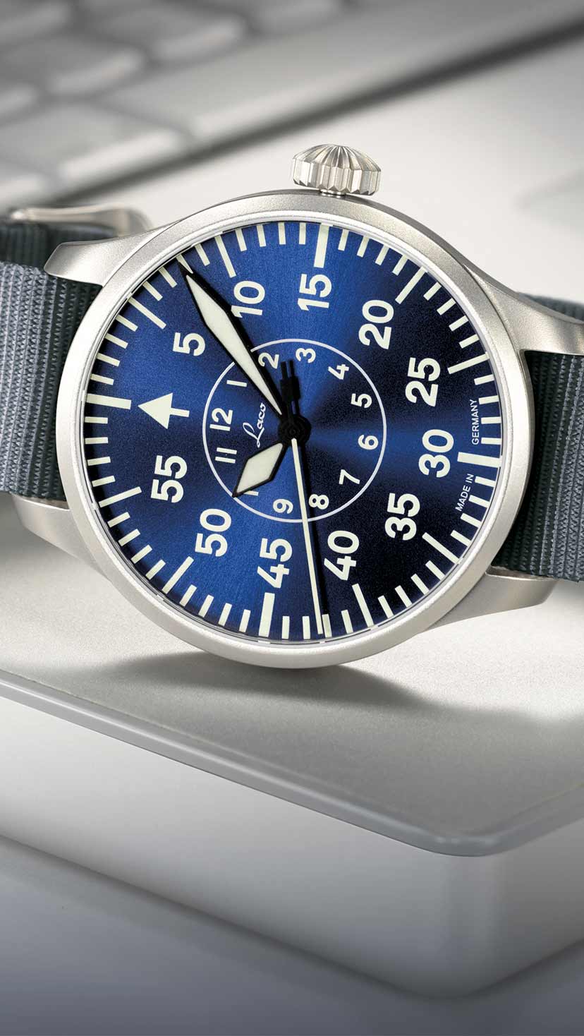 Pilot Watches Basic by Laco Watches Model Aachen Blaue Stunde 39