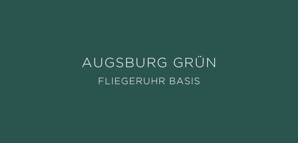 Laco Fliegeruhr Basis Augsburg Grün 42