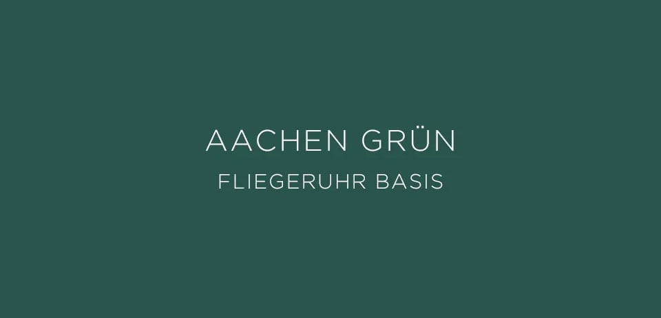 Laco Fliegeruhr Basis Aachen Grün 42