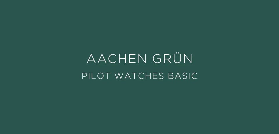 Laco Pilot Watches Basic Aachen Grün 42